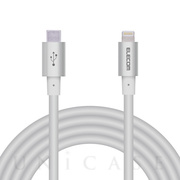 USB-C to Lightningケーブル (耐久仕様) (2.0m シルバー)