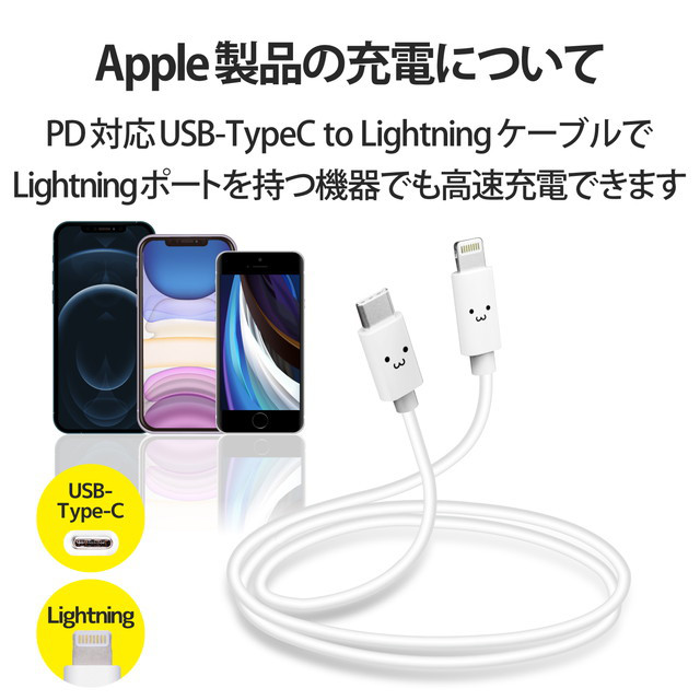 USB PD20Wモバイルバッテリー(10000mAh/USB PD準拠/C×1+A×1) (ホワイトフェイス)goods_nameサブ画像