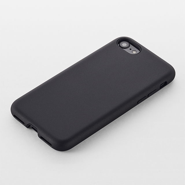 【アウトレット】【iPhoneSE(第3/2世代)/8/7 ケース】Smooth Touch Hybrid Case for iPhoneSE(第3世代) (black)サブ画像
