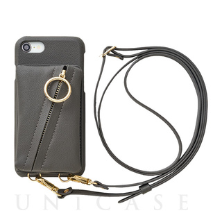 【アウトレット】【iPhoneSE(第3/2世代)/8/7 ケース】Clutch Ring Case for iPhoneSE(第3世代)(dark gray)