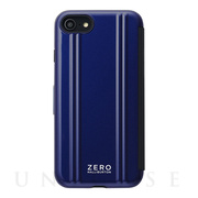 【アウトレット】【iPhoneSE(第3/2世代)/8/7 ケース】ZERO HALLIBURTON Hybrid Shockproof Flip case for iPhoneSE(第3世代)(Blue)
