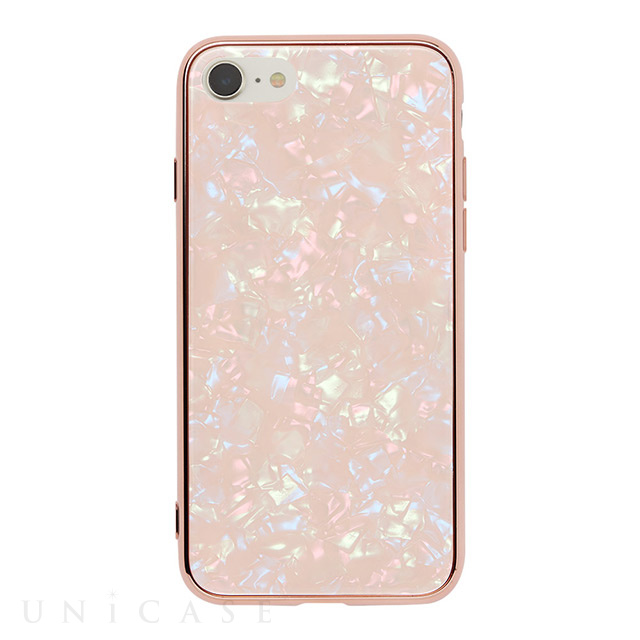 【アウトレット】【iPhoneSE(第3/2世代)/8/7 ケース】Glass Shell Case for iPhoneSE(第3世代)(coral pink)