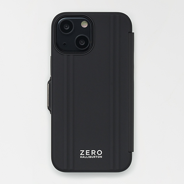 【アウトレット】【iPhone13 mini ケース】ZERO HALLIBURTON Hybrid Shockproof Flip Case for iPhone13 mini (Black)サブ画像