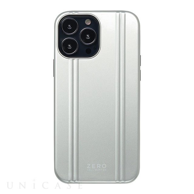 【アウトレット】【iPhone13 Pro Max ケース】ZERO HALLIBURTON Hybrid Shockproof Case for iPhone13 Pro Max (Silver)