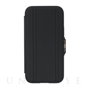 【アウトレット】【iPhone13 mini ケース】ZERO HALLIBURTON Hybrid Shockproof Flip Case for iPhone13 mini (Black)