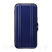 【アウトレット】【iPhone13 ケース】ZERO HALLIBURTON Hybrid Shockproof Flip Case for iPhone13 (Blue)