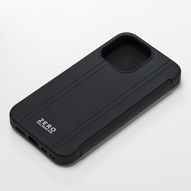 【アウトレット】【iPhone13 Pro ケース】ZERO HALLIBURTON Hybrid Shockproof Flip Case for iPhone13 Pro (Black)サブ画像