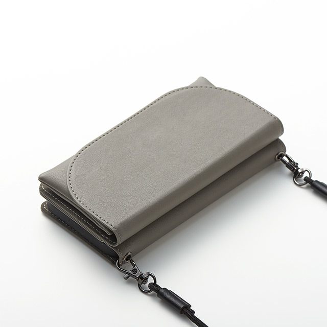 【アウトレット】【iPhone13 Pro ケース】Teshe basic flip case for iPhone13 Pro (gray)サブ画像