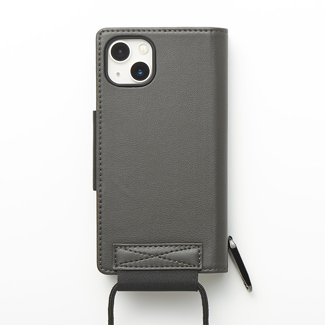 【アウトレット】【iPhone13 ケース】Teshe light flip case for iPhone13 (charcoal)サブ画像