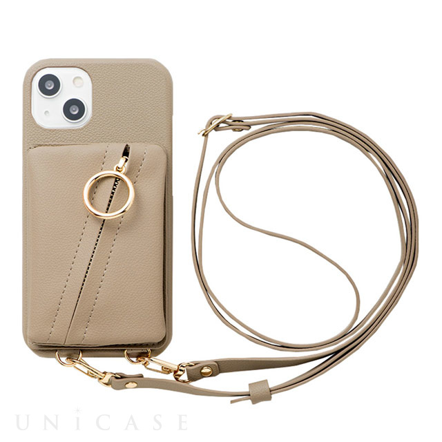 【アウトレット】【iPhone13 ケース】Clutch Ring Case for iPhone13 (beige)
