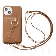 【アウトレット】【iPhone13 ケース】Clutch Ring Case for iPhone13 (brown)