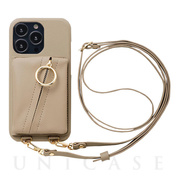 【アウトレット】【iPhone13 Pro ケース】Clutch Ring Case for iPhone13 Pro (beige)
