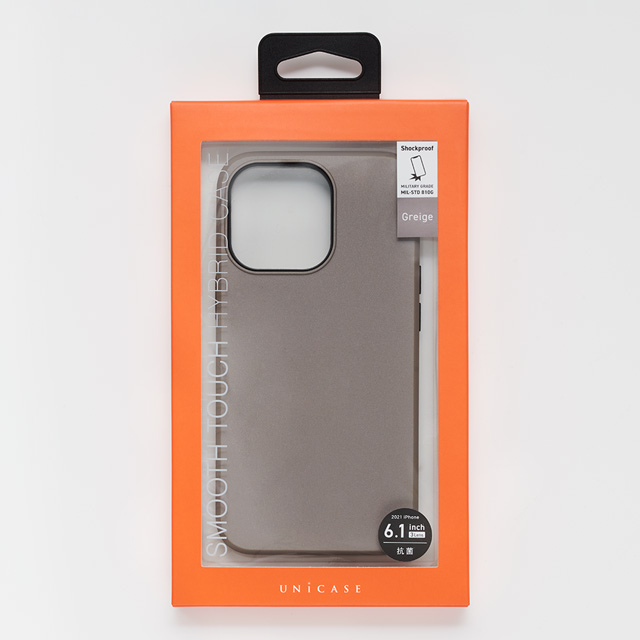 【アウトレット】【iPhone13 mini/12 mini ケース】Smooth Touch Hybrid Case for iPhone13 mini (greige)サブ画像