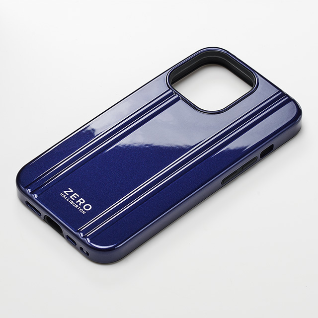 【アウトレット】【iPhone13 mini ケース】ZERO HALLIBURTON Hybrid Shockproof Case for iPhone13 mini (Blue)サブ画像