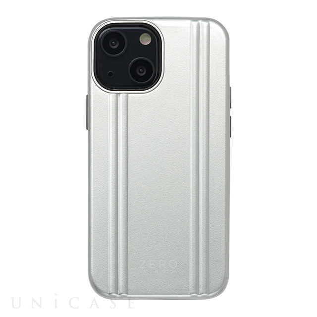 【アウトレット】【iPhone13 mini ケース】ZERO HALLIBURTON Hybrid Shockproof Case for iPhone13 mini (Silver)
