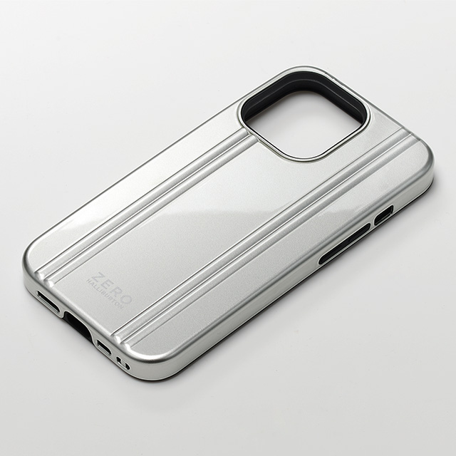 【アウトレット】【iPhone13 ケース】ZERO HALLIBURTON Hybrid Shockproof Case for iPhone13 (Silver)サブ画像