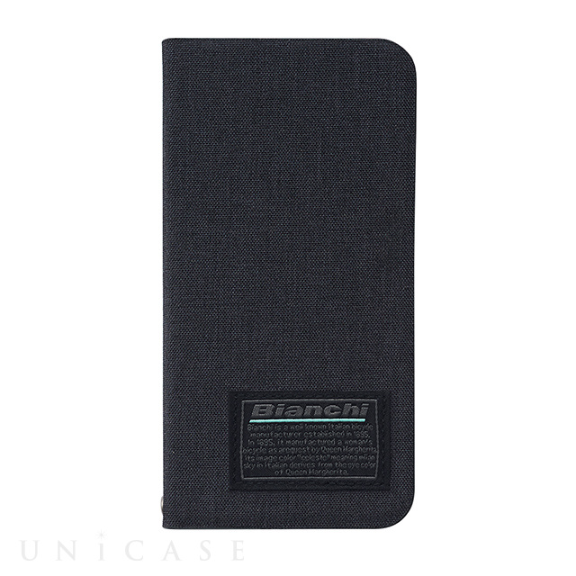 【アウトレット】【iPhoneSE(第3/2世代)/8/7/6s/6 ケース】Bianchi Water Repellent Folio Case for iPhoneSE(第2世代) (black)