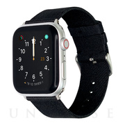 【Apple Watch バンド 41/40/38mm】帆布バンド CAMVAS (ブラック) forApple Watch SE(第2/1世代)/Series8/7/6/5/4/3/2/1