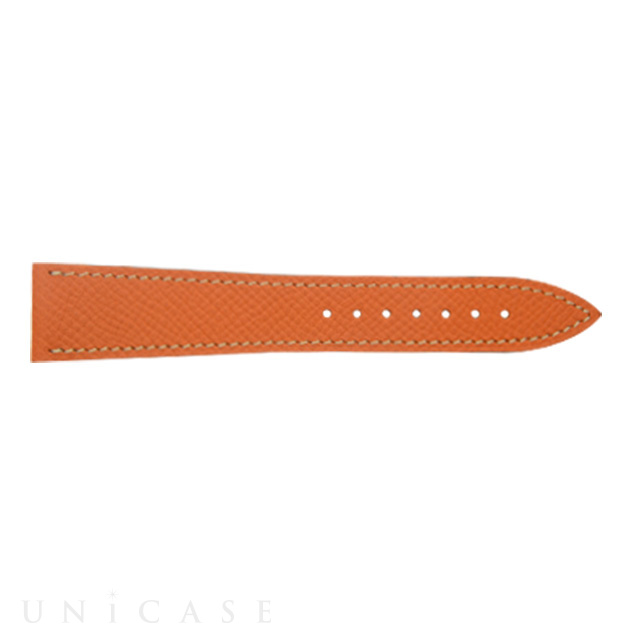 【Apple Watch バンド 41/40/38mm】カーフレザーストラップ BREST (Orange/Rose Gold) for Apple Watch SE(第2/1世代)/Series9/8/7/6/5/4/3/2/1