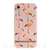 【iPhoneSE(第3/2世代)/8/7 ケース】Pink Flamingo - Rose gold details