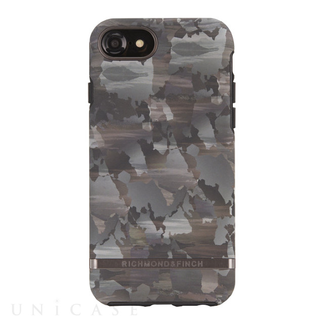 【iPhoneSE(第3/2世代)/8/7 ケース】Camouflage black details