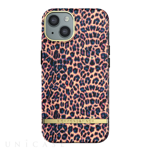 【iPhone13 ケース】Apricot Leopard