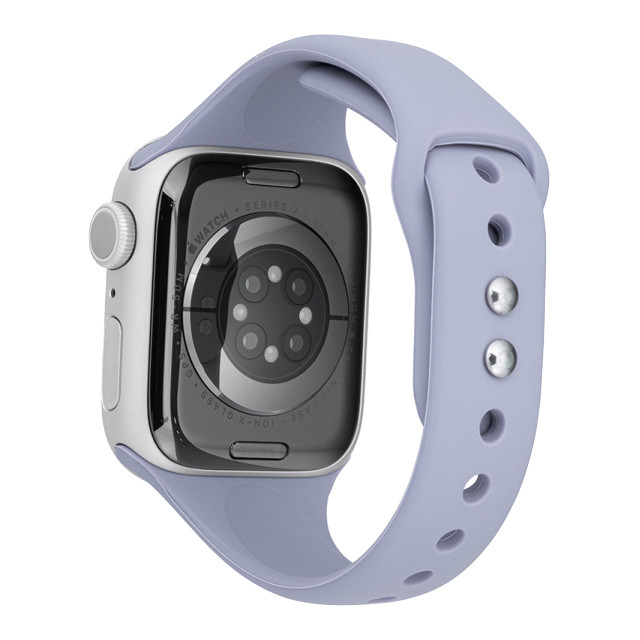 【Apple Watch バンド 41/40/38mm】スリムシリコンバンド (ブルーアッシュ) for Apple Watch SE(第2/1世代)/Series9/8/7/6/5/4/3/2/1サブ画像