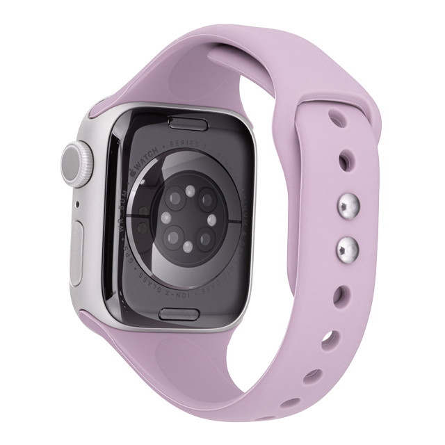 【Apple Watch バンド 41/40/38mm】スリムシリコンバンド (ミスティパープル) for Apple Watch SE(第2/1世代)/Series9/8/7/6/5/4/3/2/1サブ画像