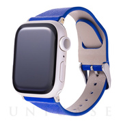 【Apple Watch バンド 41/40/38mm】”Baby Neon” サステナブルレザーバンド (ネオンブルー) forApple Watch SE(第2/1世代)/Series8/7/6/5/4/3/2/1