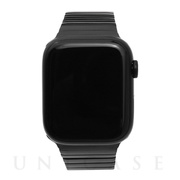 【Apple Watch バンド 45/44/42mm】プレミアムメタルバンド (ブラック) for Apple Watch SE/Series7/6/5/4/3/2/1