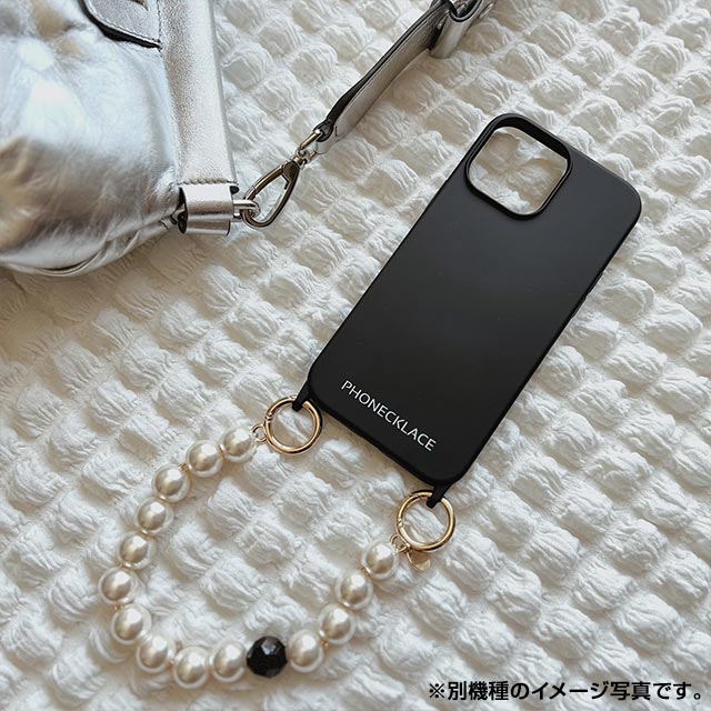 【iPhone13 ケース】ハンドチェーンストラップ付きシリコンケース (イエロー)goods_nameサブ画像