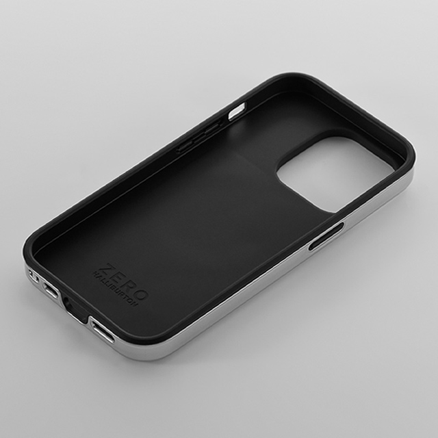 【iPhone14 Pro ケース】ZERO HALLIBURTON Hybrid Shockproof Case (Silver)サブ画像