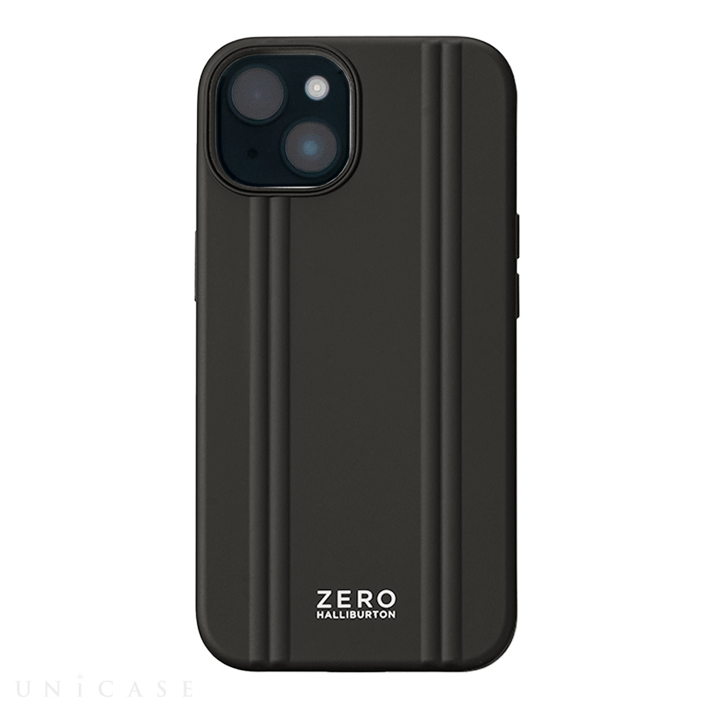 【iPhone14/13 ケース】ZERO HALLIBURTON Hybrid Shockproof Case (Black)
