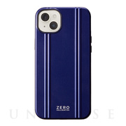 【iPhone14 Plus ケース】ZERO HALLIBURTON Hybrid Shockproof Case (Blue)
