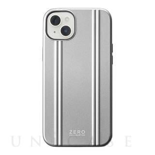 【iPhone14 Plus ケース】ZERO HALLIBURTON Hybrid Shockproof Case (Silver)