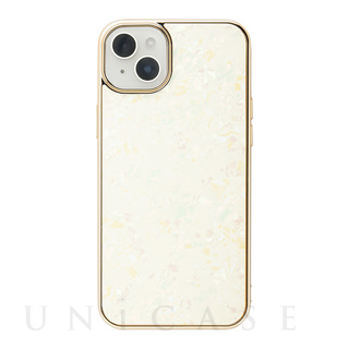 【iPhone14 Plus ケース】Glass Shell Case (gold)