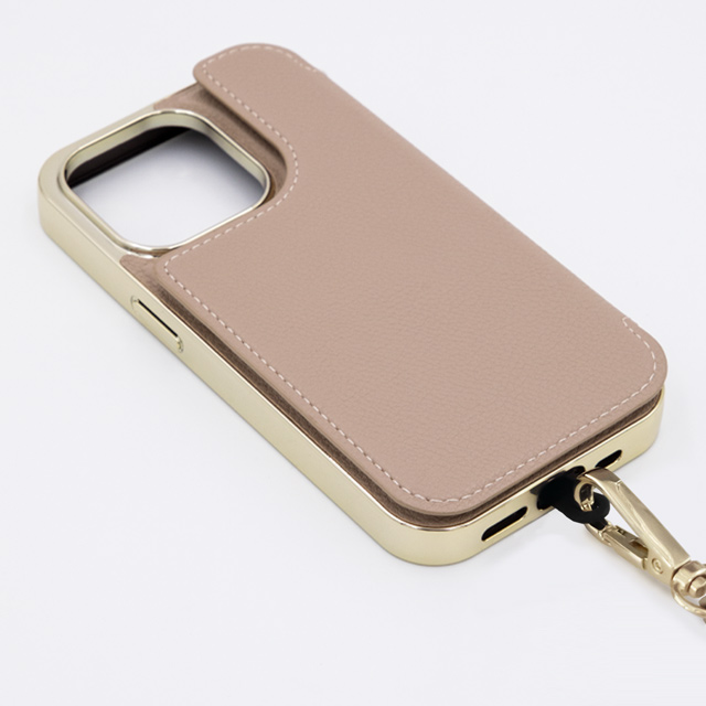 【iPhone14/13 ケース】Cross Body Case Duo (beige)サブ画像