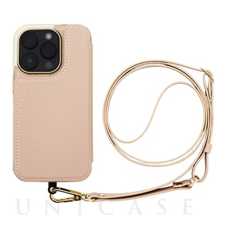 【iPhone14 Pro ケース】Cross Body Case Duo (beige)
