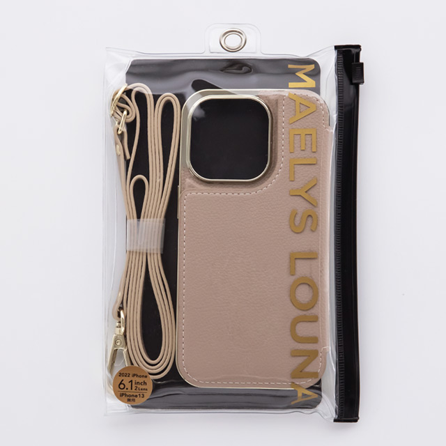 【iPhone14 Plus ケース】Cross Body Case Duo (prism gold)サブ画像