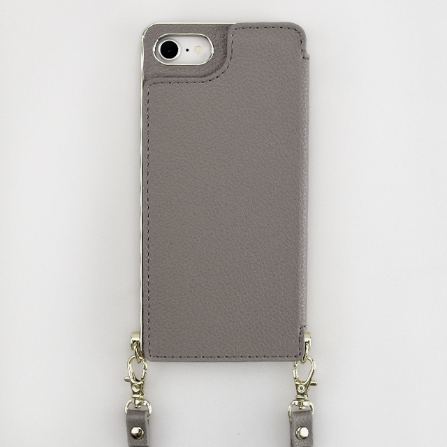 【iPhoneSE(第3/2世代)/8/7 ケース】Cross Body Case (gray)サブ画像