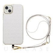 【iPhone14 Plus ケース】Cross Body Case Duo (white silver)