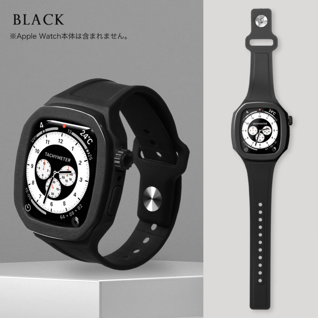 【Apple Watch バンド 45/44mm】OCTLUX Apple Watch Band Case (Black) for Apple Watch SE(第2/1世代)/Series9/8/7/6/5/4サブ画像