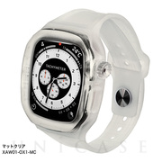 【Apple Watch バンド 45/44mm】OCTLUX Apple Watch Band Case (Matte Clear) for Apple Watch SE(第2/1世代)/Series9/8/7/6/5/4