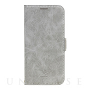 【iPhone14/13 ケース】手帳型ケース Style Natural (Gray)