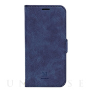 【iPhone14/13 ケース】手帳型ケース Style Natural (Blue)