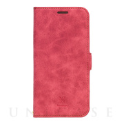 【iPhone14 Pro/13 Pro ケース】手帳型ケース Style Natural (Red)