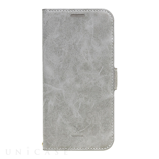 【iPhone14 Plus ケース】手帳型ケース Style Natural (Gray)