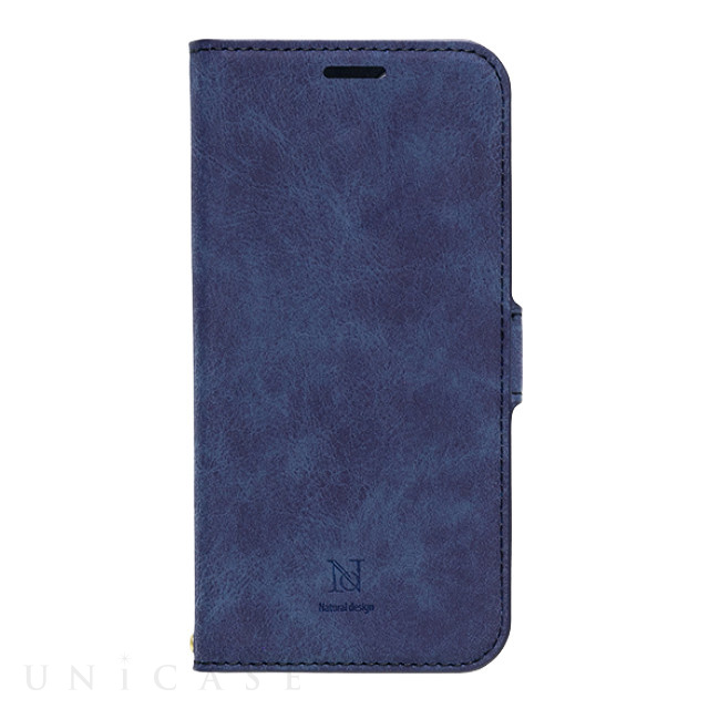 【iPhone14 Plus ケース】手帳型ケース Style Natural (Blue)