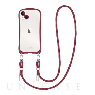 【iPhone14/13 ケース】背面型ケース i.Color (Cherry Red)