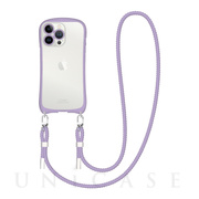 【iPhone14 Pro/13 Pro ケース】背面型ケース i.Color (Purple)